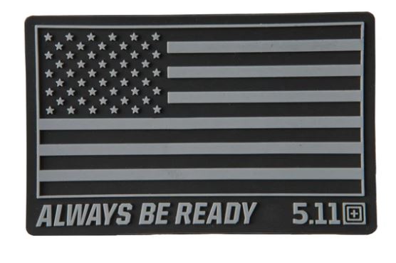 5.11tactical 81024 USA Patch Black