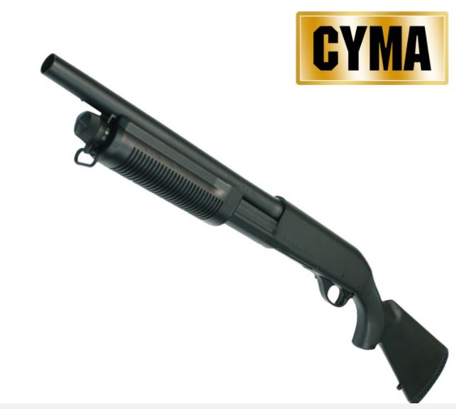 CYMA M870 ショート 固定ストック フルメタルショットガン